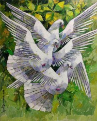 Iqbal Durrani, 24 x 30 Inch, Oil on Canvas, Figurative Painting, AC-IQD-313